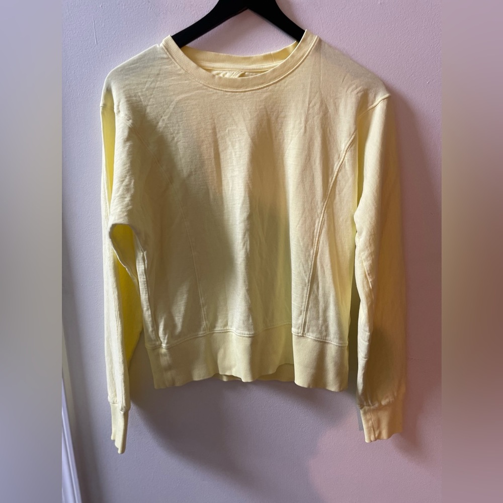 Athleta Yellow Sundown Motion Sweatshirt